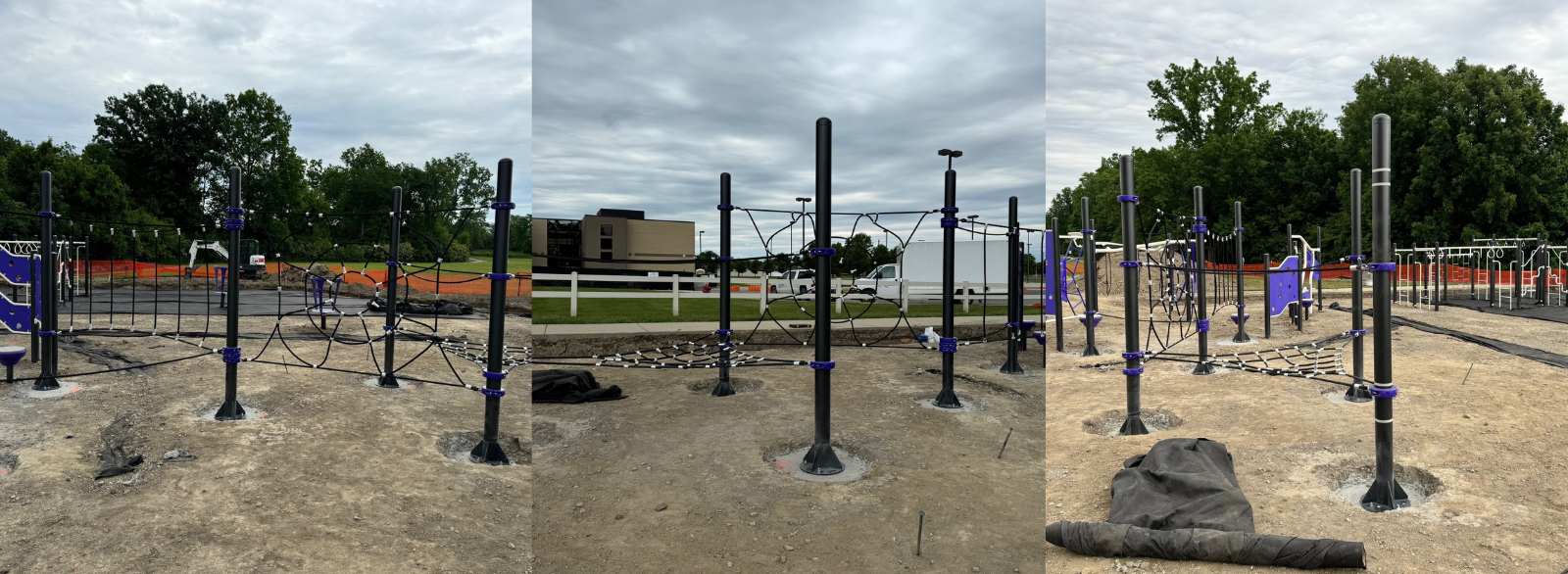 Patrick Henry Middle School Playground, Woodhaven, MI - Under Construction