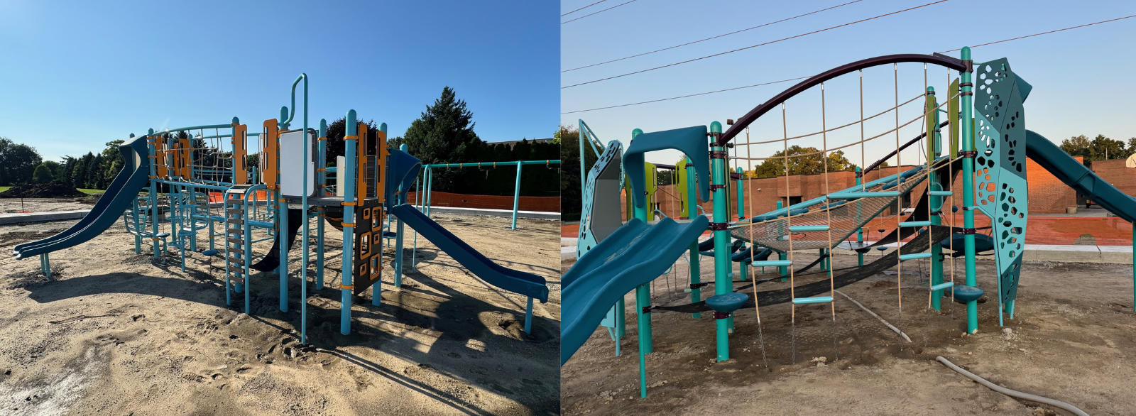 George Roberts Elementary Playground, Utica, MI - Under Construction